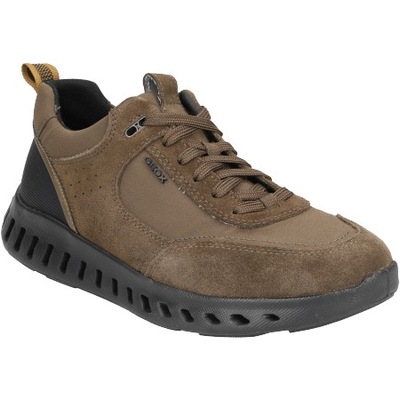 GEOX OUTSTREAM MĘSKIE BUTY ZE SKÓRĄ KHAKI 44 1SŻE