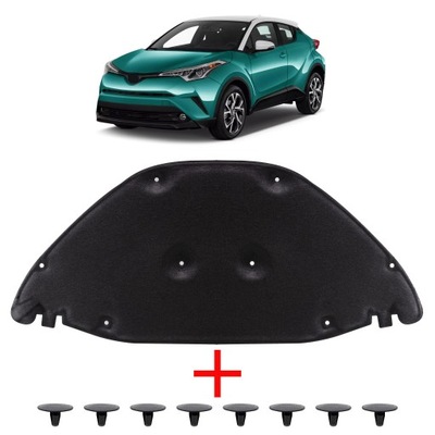 TOYOTA C-HR AX10 16- ШУМОИЗОЛЯЦИЯ КАПОТА 53341F4010