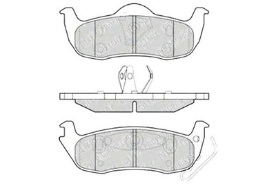 Delphi lp1975 набор тормозных колодок тормозных, тормоза дисковые фото №1