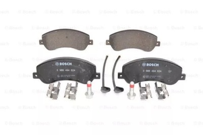 BOSCH 0 986 494 624 КОМПЛЕКТ КОЛОДОК ТОРМОЗНЫХ, ТОРМОЗА TARCZOWE