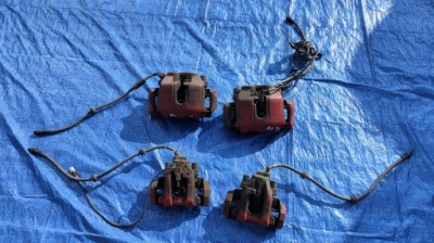 Суппорт тормозной перед задняя 330mm комплект mercedes ml w164 gl x164 w251 lift фото №1