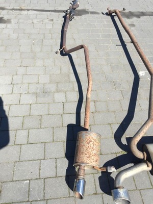 Dacia duster 2010- вихлоп гасник комплект 1.5 dci фото №1