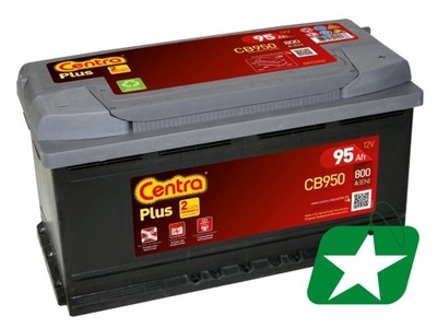 CENTRA PLUS CB950 95AH 800A P+ АККУМУЛЯТОР