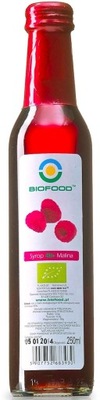Syrop malinowy BIO 250ml Bio Food