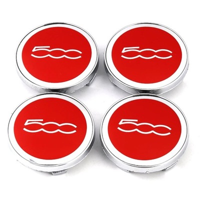 56MM CAR WHEEL CENTER HUB CAPS BADGE EMBLEM FOR FIAT 500 PUNTO STILO~6831  