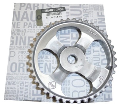 Колесо вала розподільного валу kangoo i clio ii 7700111951 оригінал фото №1