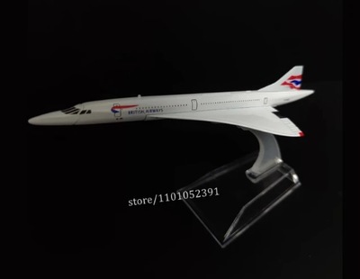 model samolot concorde british airways 1/400 metalowy metal