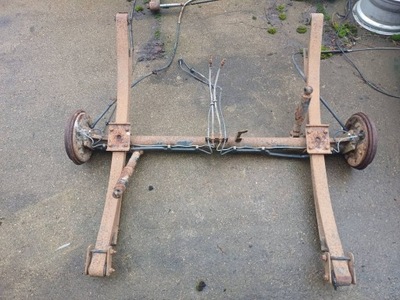 Oś балка подвеска задняя + рессоры idealna na przyczepkę фото №1