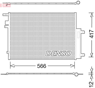 DENSO DCN06017 SKRAPLACZ, ACONDICIONAMIENTO  