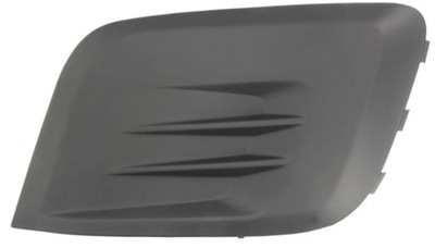 Решітка радіатора бампера peugeot partner 15-18 ліва фото №1