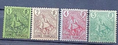 KOLONIE FRANCUSKIE GUINEE * 1892 MI 18-21