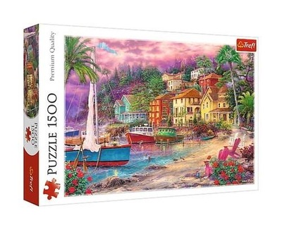 Puzzle 1500 Na złotych brzegach Trefl