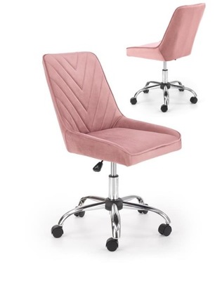 Fotel obrotowy młodzieżowy Różowy krzesło biurowe