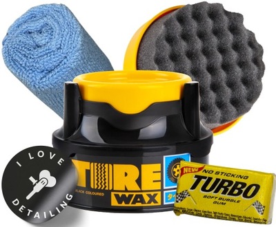 SOFT99 TIRE BLACK WAX WOSK DO ШИН 170G CZERNIDŁO