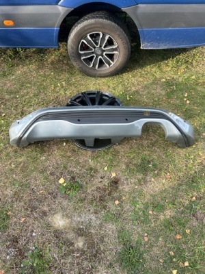 Ford puma mk2 ii 19- st line бампер задній дифузор спойлер задня pdc фото №1