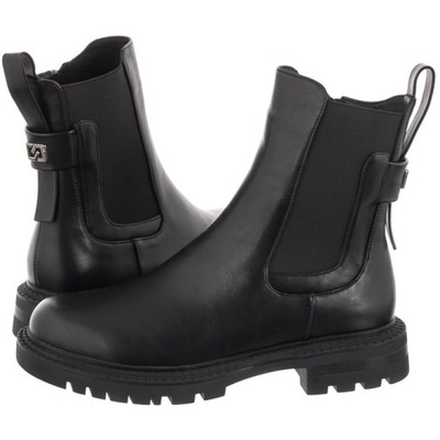 Buty Damskie Botki Filippo Czarne DBT4079