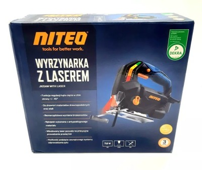 NITEO WYRZYNARKA Z LASEREM 710W KOMPLET