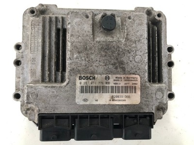 Бортовой компьютер блок управления двигателя renault megane ii scenic ii 0281011776 фото №1