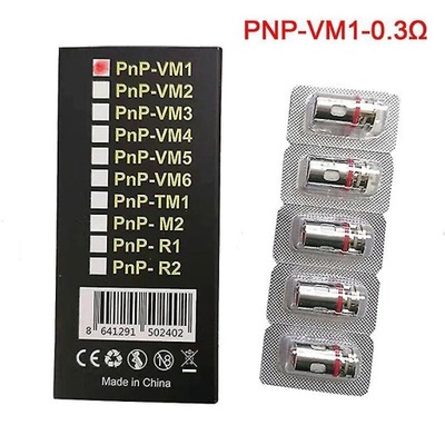 5 sztuk cewek zamiennych do atomizacji PNP VM1 VM3 VM5 R1 M2