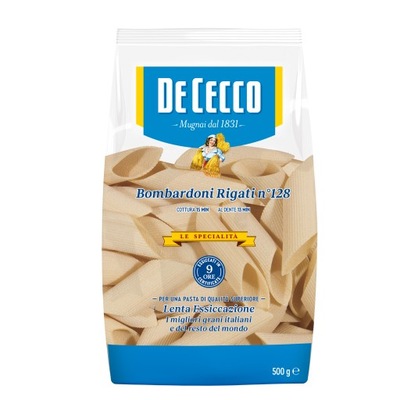 De Cecco bombardoni rigati nr 128 500g