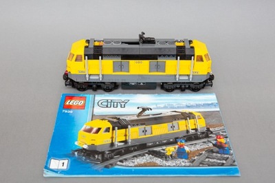 Lokomotywa z Lego City 7939 Pociąg towarowy cargo