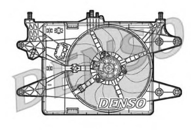 Denso вентилятор радиатора fiat doblo cargo 1.4 2 фото №1