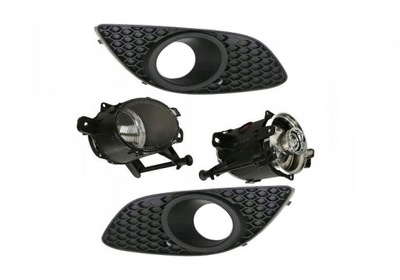 Противотуманные фары + решётки opel zafira b 2008-2012 nowe фото №1