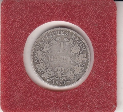 Niemcy-Cesarstwo 1 marka 1874 D