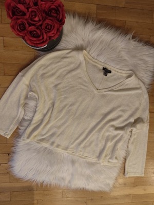 PRIMARK* MILUTKI SWETER CIENKI DEKOLT V_42/44