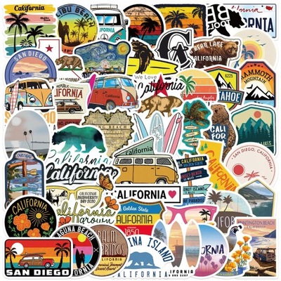 100 PIECES CALIFORNIA STICKERS GRAFFITI MOGA OZDO LOK117  