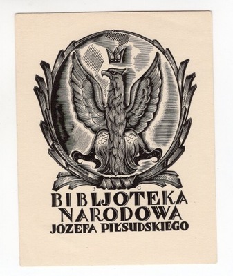 Exlibris Biblioteka Narodowa Józefa Piłsudskiego