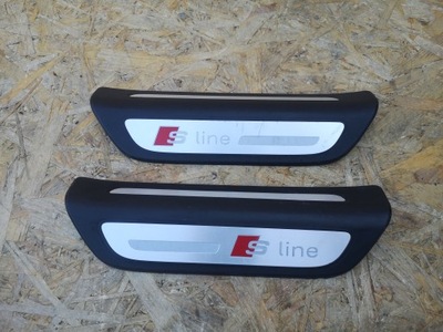 Audi q3 8u молдинг поріг задня s-line накладка фото №1