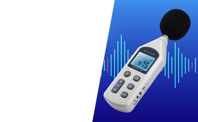MIERNIK POZIOMU DZWIĘKU HAŁASU 30 dB do 130 d USB WYŚWIETLACZ LCD