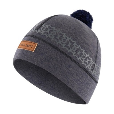 Czapka Prolimit neoprenowa Neoprene Beanie PomPom Artic Black Grey 2024 L