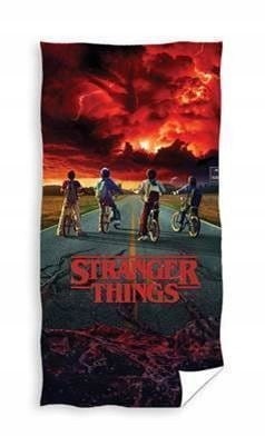 Ręcznik Bawełniany 70x140 Stranger Things Film Netflix plażowy Kąpielowy