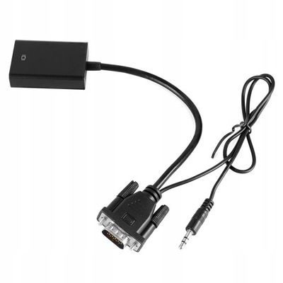 Kabel konwertera VGA na HDMI Cyfrowy sygnał