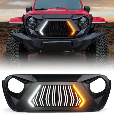 Решітка радіатора jeep wrangler jl , gladiator jt 2018-2025 фото №1