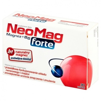 Neomag forte magnez witamina B6 30 tabletek