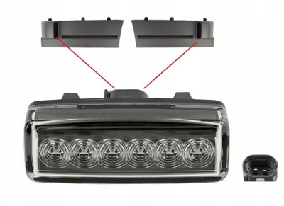 Лампа поворотник w stopniu led scania r 2013- фото №1