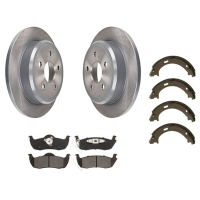 Гальмівні диски гальмівні колодки гальмівні колодки задня jeep cherokee commander фото №1