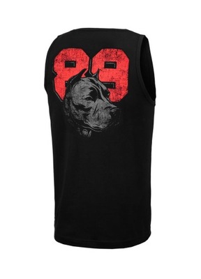Pánsky Tank Top Pitbull Tričko Slim Fit Dog 89 Vesta T-Shirt