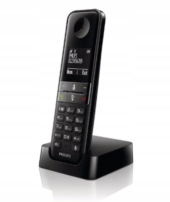 PHILIPS Telefon bezprzewodowy stacjonar D4701W/53