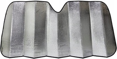 MATA OSŁONA PRZECIWSŁONECZNA NA SZYBĘ DO SAMOCHODU MOCNA 140cm x 70cm