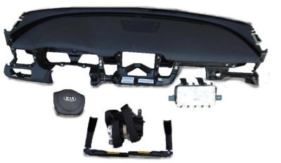 Kia sorento lift приборная панель подушки безопасности ремни комплект фото №1