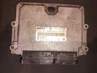 COMPUTADOR ECU UNIDAD DE CONTROL BOSCH 55189421 0281011488 1,9 937 49DAV 1039S03870 A  