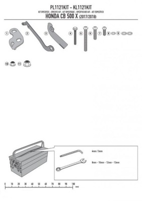 KAPPA KAPPA ADAPTADOR STELAZA KL1121 KLX1121 HONDA  