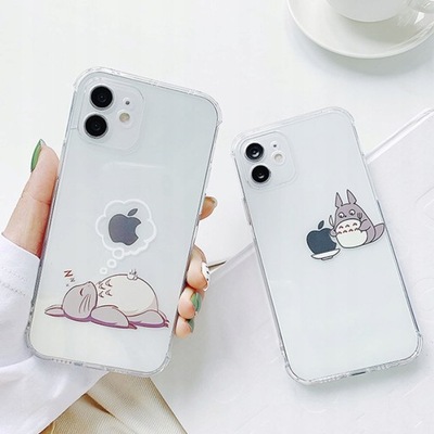 Etui na telefon iPhone Happy Totoro z kreskówek