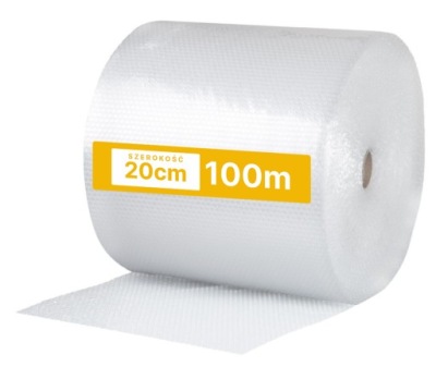 FOLIA BĄBELKOWA B1 20cm PĘCHERZYKOWA OCHRONNA MOCNA - 100M