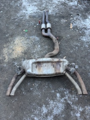 A3 8v 8y rs3 гаситель выхлоп труба выхлопная 8v0253611d 8v0253211 idealne фото №1