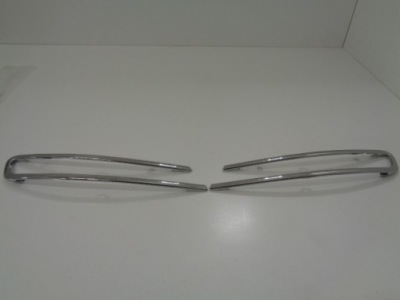 Berlingo iii 4 рамка накладка левая правая хром led фото №1